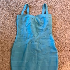 Herve ledger knockoff wrap dress